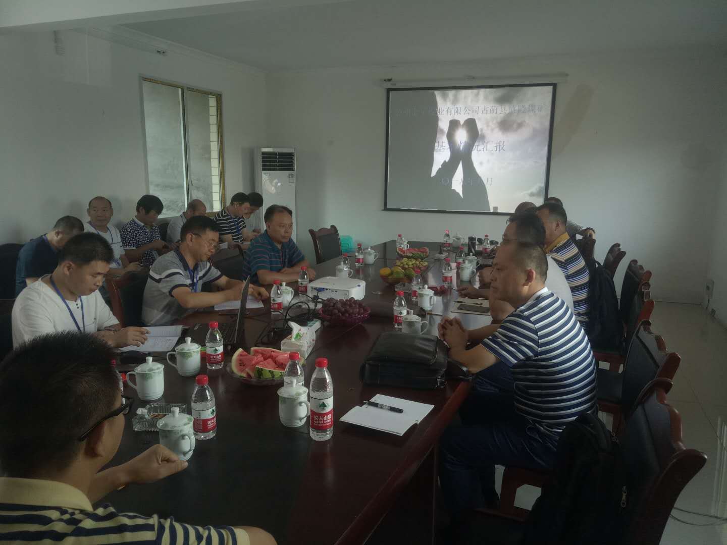 我公司对古蔺县盛隆煤矿进行安全标准化考评